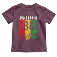 Juneteenth Freedom Pride Toddler T Shirt African American Heritage Graphic