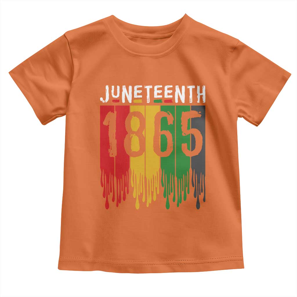 Juneteenth Freedom Pride Toddler T Shirt African American Heritage Graphic