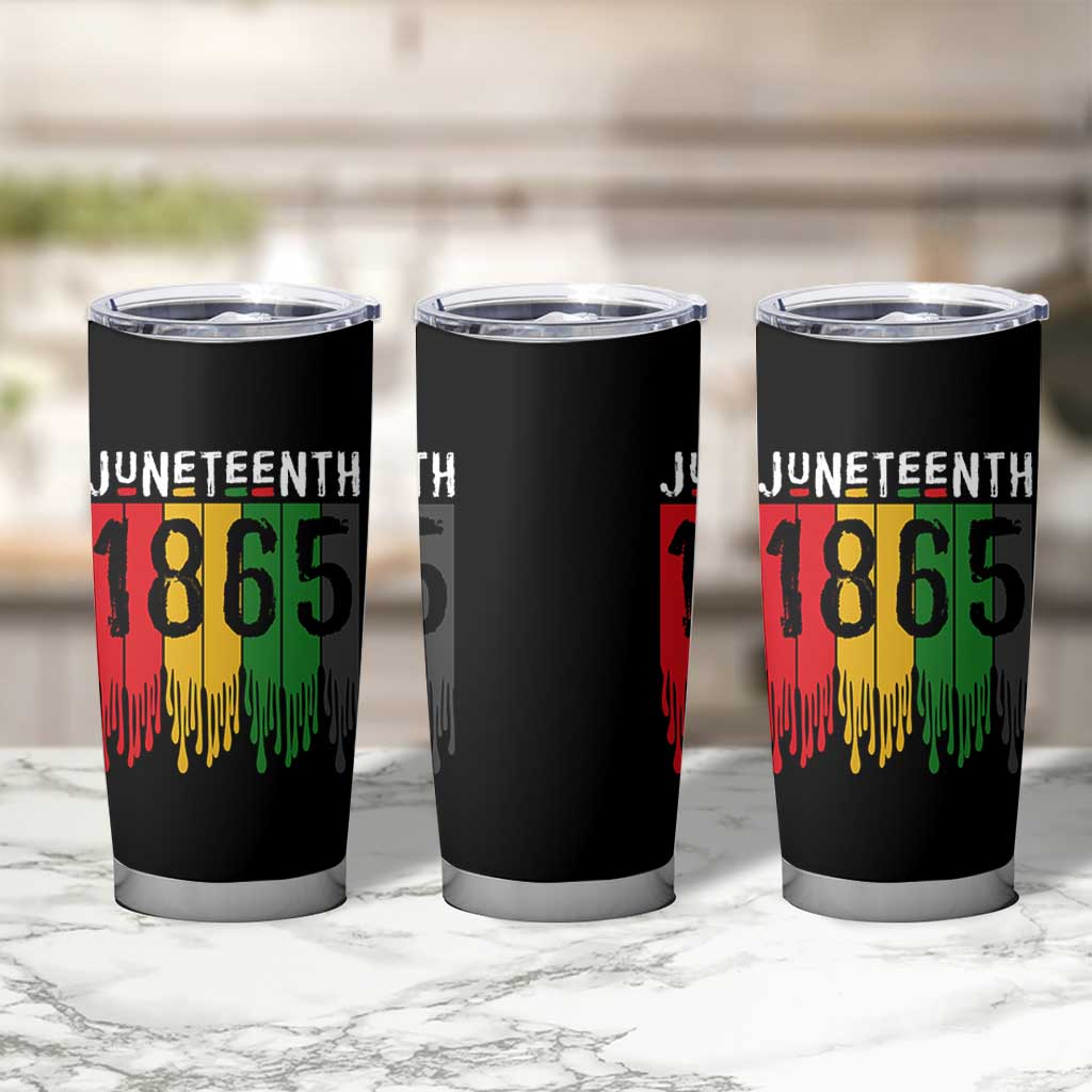 Juneteenth Freedom Pride Tumbler Cup African American Heritage Graphic