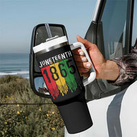 Juneteenth Freedom Pride Tumbler With Handle African American Heritage Graphic