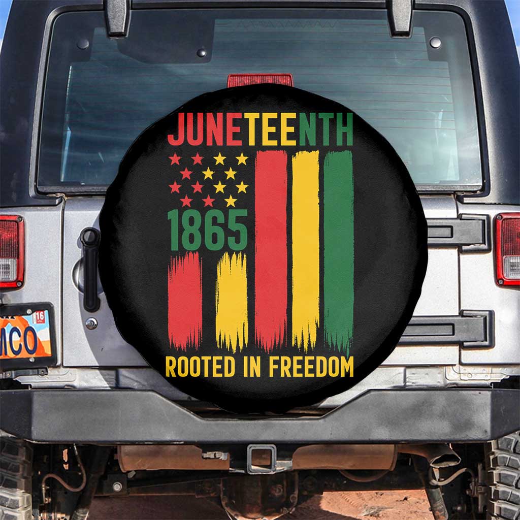Juneteenth Rooted In Freedom 1865 Spare Tire Cover African American Pride