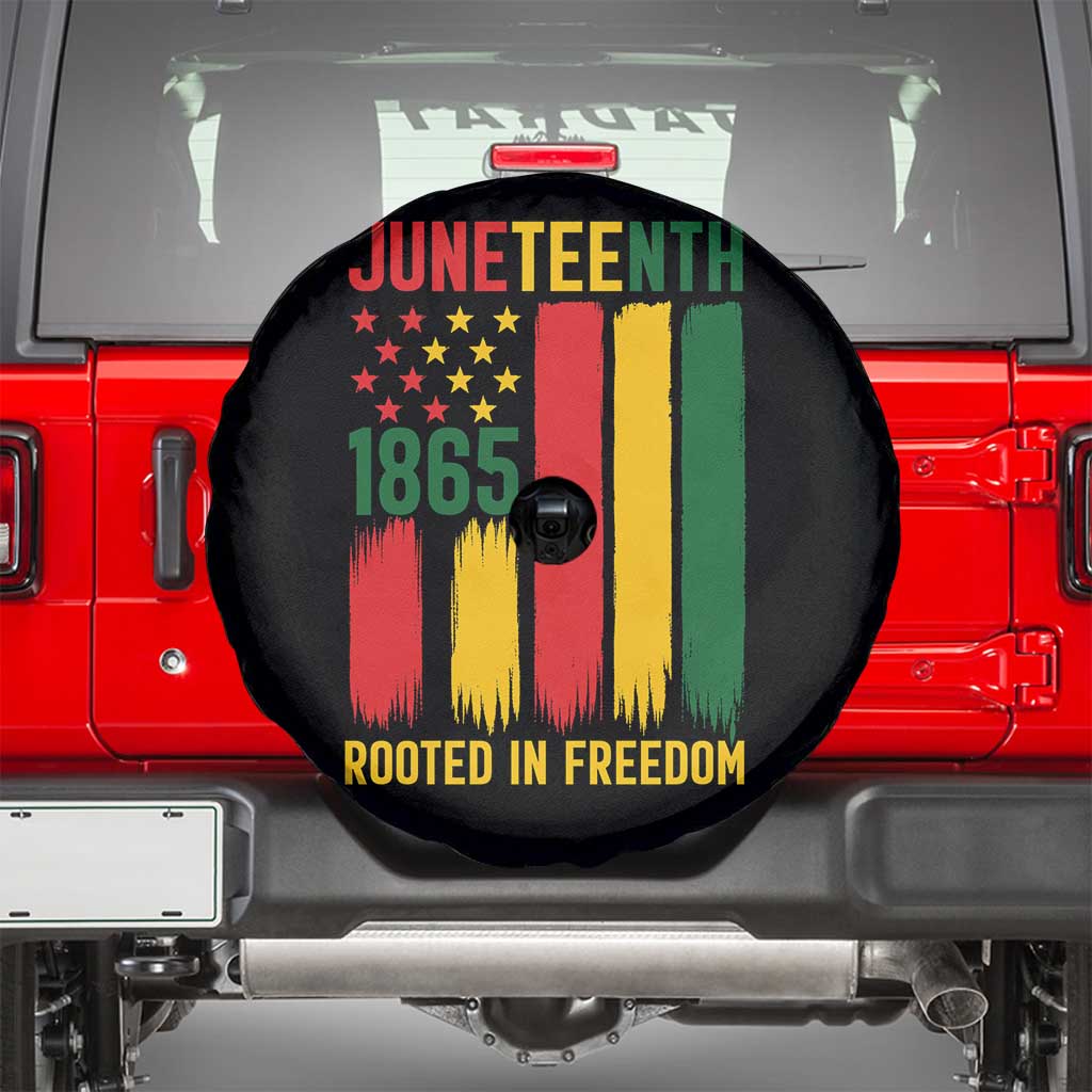 Juneteenth Rooted In Freedom 1865 Spare Tire Cover African American Pride