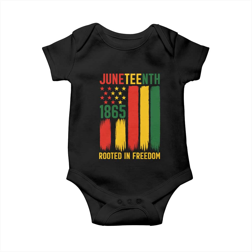 Juneteenth Rooted In Freedom 1865 Baby Onesie African American Pride