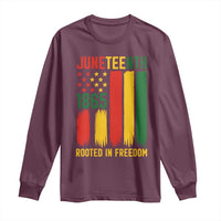 Juneteenth Rooted In Freedom 1865 Long Sleeve Shirt African American Pride