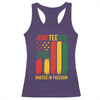 Juneteenth Rooted In Freedom 1865 Racerback Tank Top African American Pride