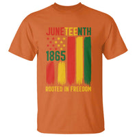 Juneteenth Rooted In Freedom 1865 T Shirt African American Pride