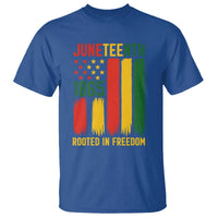 Juneteenth Rooted In Freedom 1865 T Shirt African American Pride
