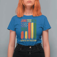 Juneteenth Rooted In Freedom 1865 T Shirt For Women African American Pride