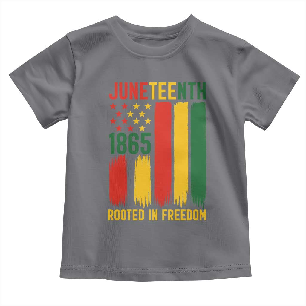 Juneteenth Rooted In Freedom 1865 Toddler T Shirt African American Pride
