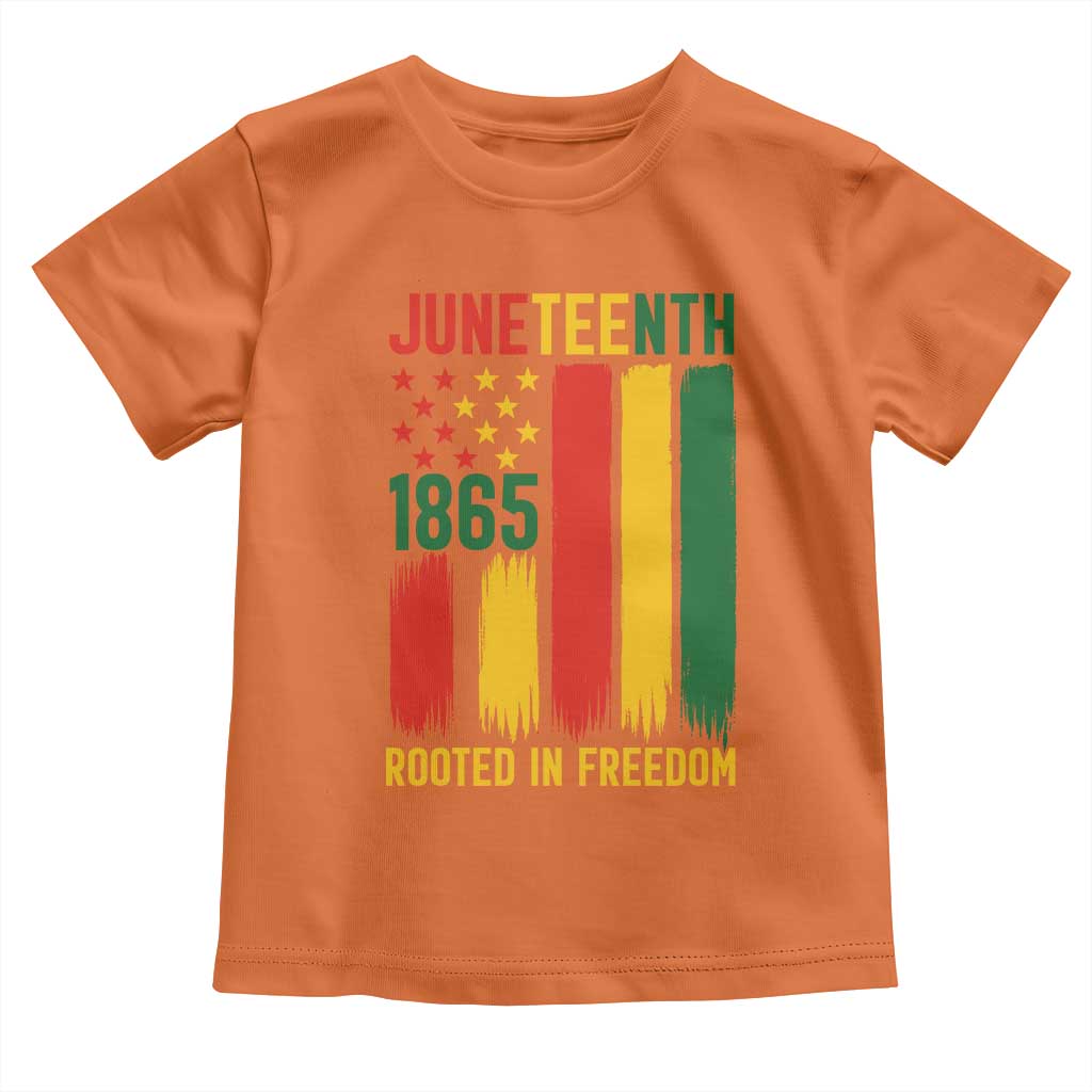 Juneteenth Rooted In Freedom 1865 Toddler T Shirt African American Pride