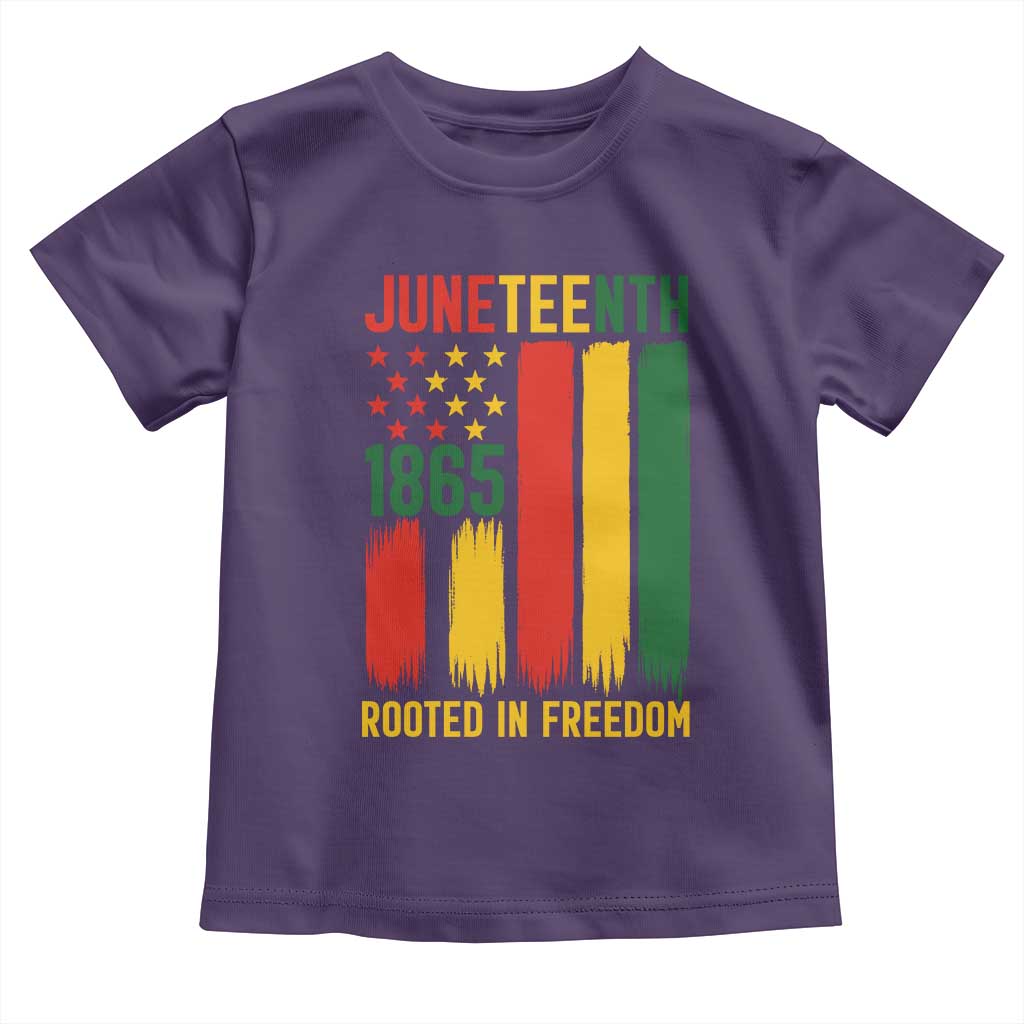 Juneteenth Rooted In Freedom 1865 Toddler T Shirt African American Pride