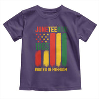 Juneteenth Rooted In Freedom 1865 Toddler T Shirt African American Pride