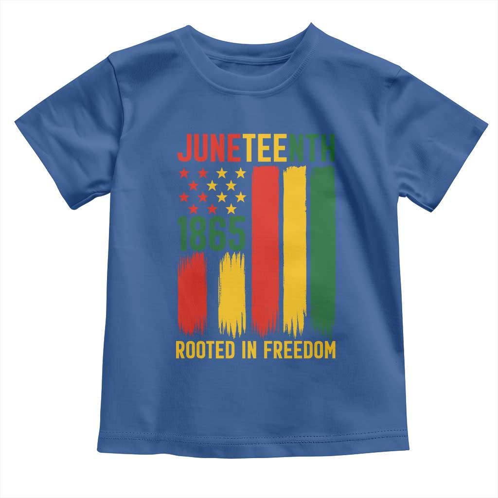 Juneteenth Rooted In Freedom 1865 Toddler T Shirt African American Pride