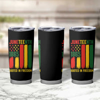 Juneteenth Rooted In Freedom 1865 Tumbler Cup African American Pride