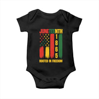 Juneteenth 1865 Freedom Pride Baby Onesie African American Heritage Graphic
