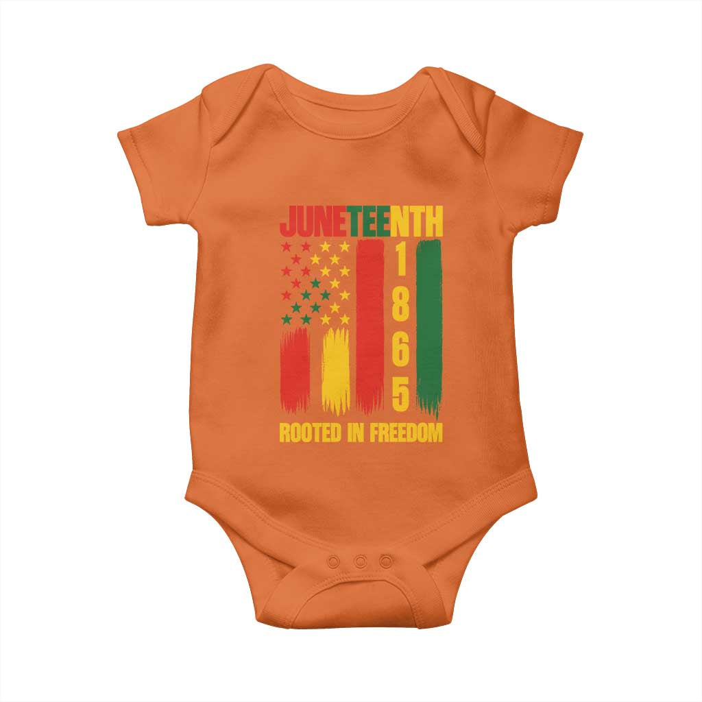 Juneteenth 1865 Freedom Pride Baby Onesie African American Heritage Graphic