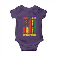 Juneteenth 1865 Freedom Pride Baby Onesie African American Heritage Graphic