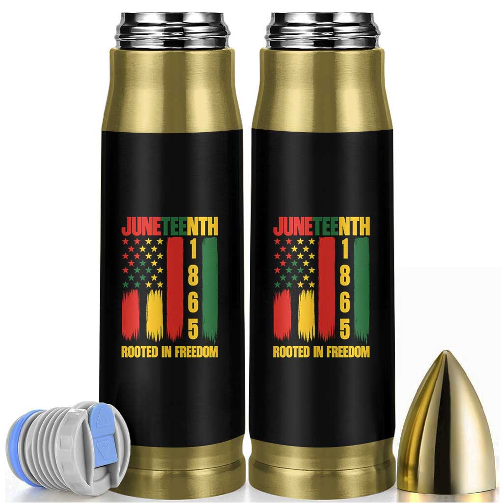 Juneteenth 1865 Freedom Pride Bullet Tumbler African American Heritage Graphic