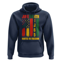 Juneteenth 1865 Freedom Pride Hoodie African American Heritage Graphic