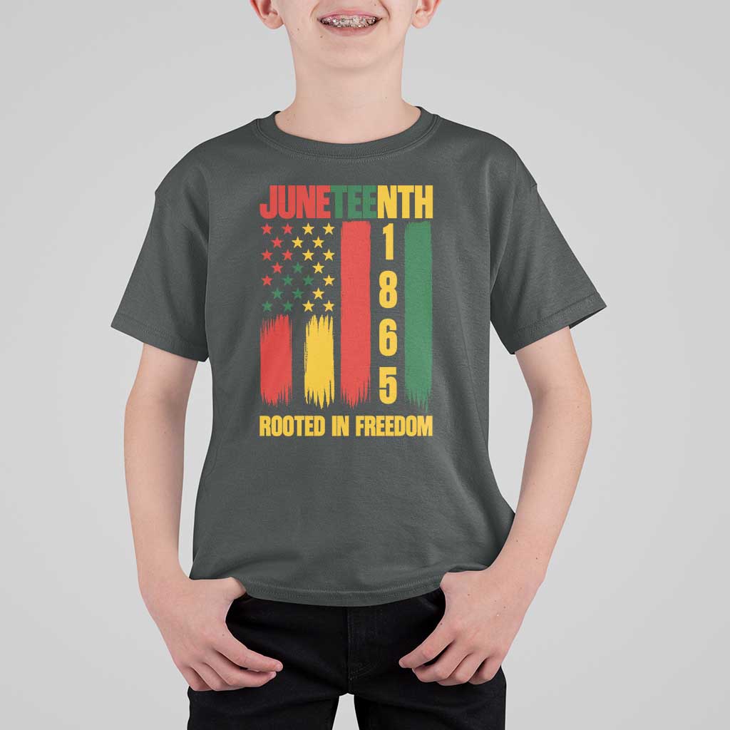 Juneteenth 1865 Freedom Pride T Shirt For Kid African American Heritage Graphic