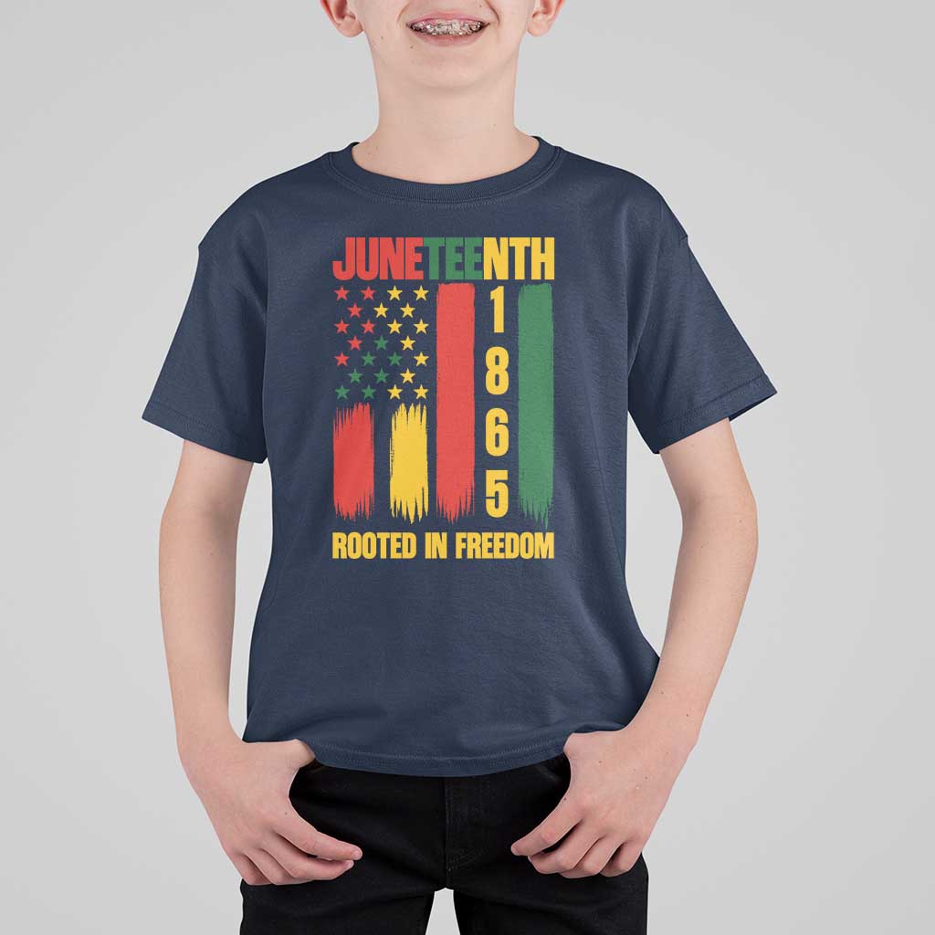 Juneteenth 1865 Freedom Pride T Shirt For Kid African American Heritage Graphic