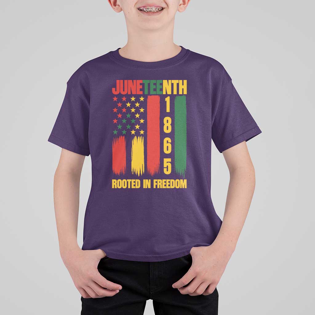 Juneteenth 1865 Freedom Pride T Shirt For Kid African American Heritage Graphic