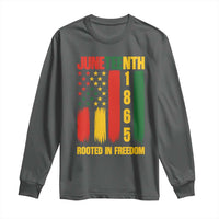 Juneteenth 1865 Freedom Pride Long Sleeve Shirt African American Heritage Graphic
