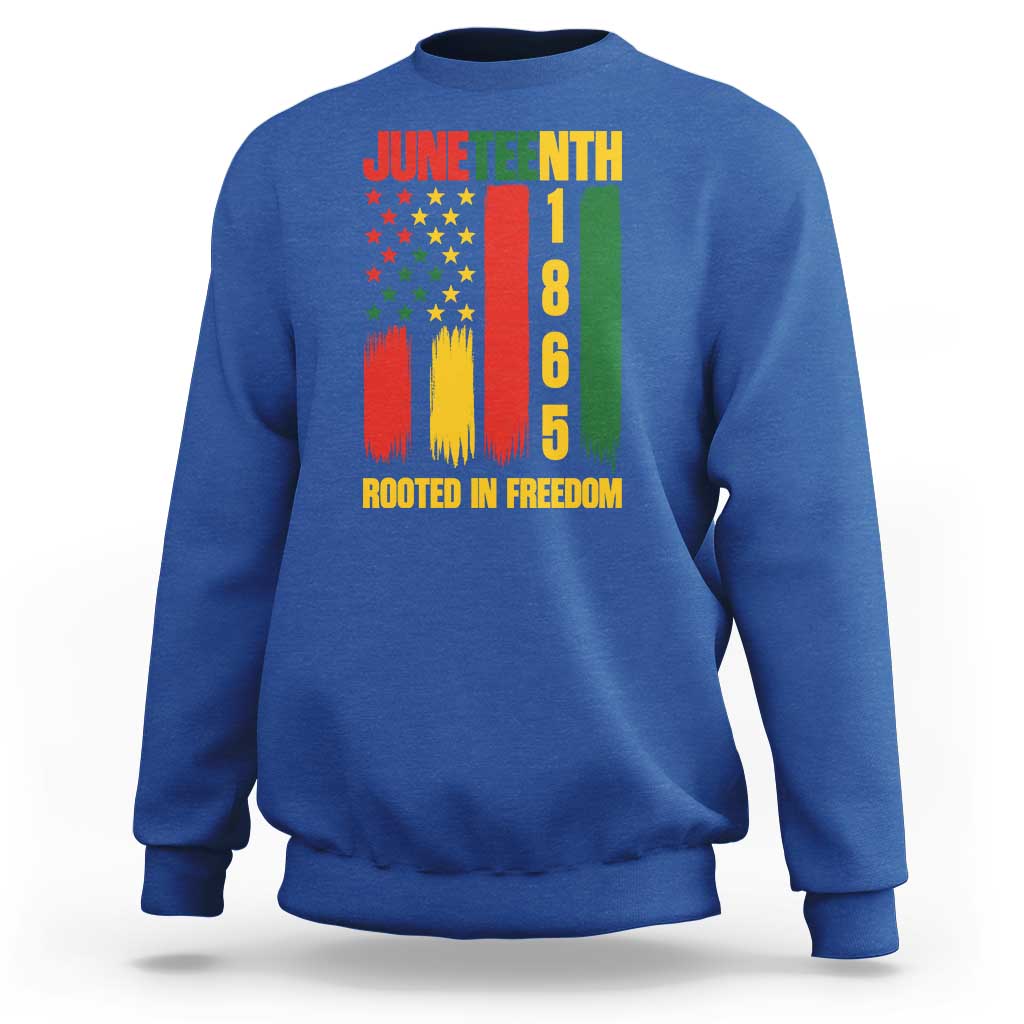 Juneteenth 1865 Freedom Pride Sweatshirt African American Heritage Graphic