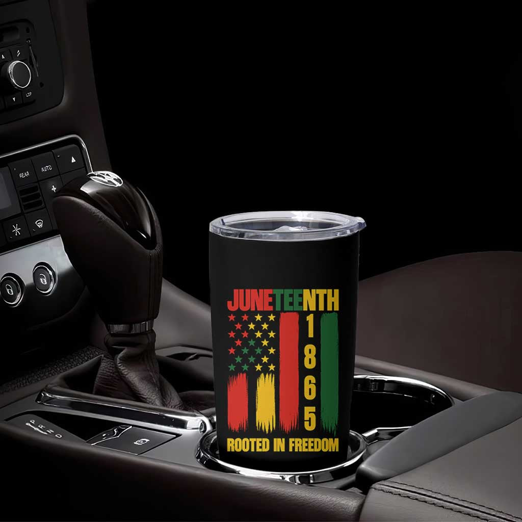 Juneteenth 1865 Freedom Pride Tumbler Cup African American Heritage Graphic