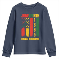 Juneteenth 1865 Freedom Pride Youth Sweatshirt African American Heritage Graphic