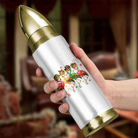 Funny Juneteenth Flamingos Squad Bullet Tumbler African American Heritage