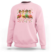 Funny Juneteenth Flamingos Squad Sweatshirt African American Heritage
