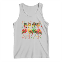 Funny Juneteenth Flamingos Squad Tank Top African American Heritage