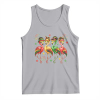 Funny Juneteenth Flamingos Squad Tank Top African American Heritage