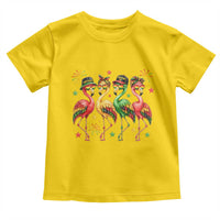 Funny Juneteenth Flamingos Squad Toddler T Shirt African American Heritage