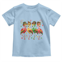 Funny Juneteenth Flamingos Squad Toddler T Shirt African American Heritage