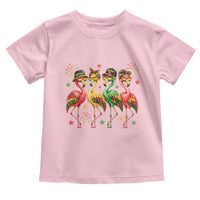 Funny Juneteenth Flamingos Squad Toddler T Shirt African American Heritage