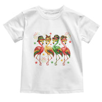 Funny Juneteenth Flamingos Squad Toddler T Shirt African American Heritage
