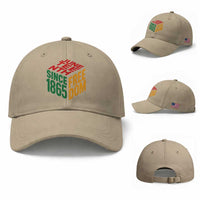 Juneteenth 1865 Freedom Baseball Cap African American Pride