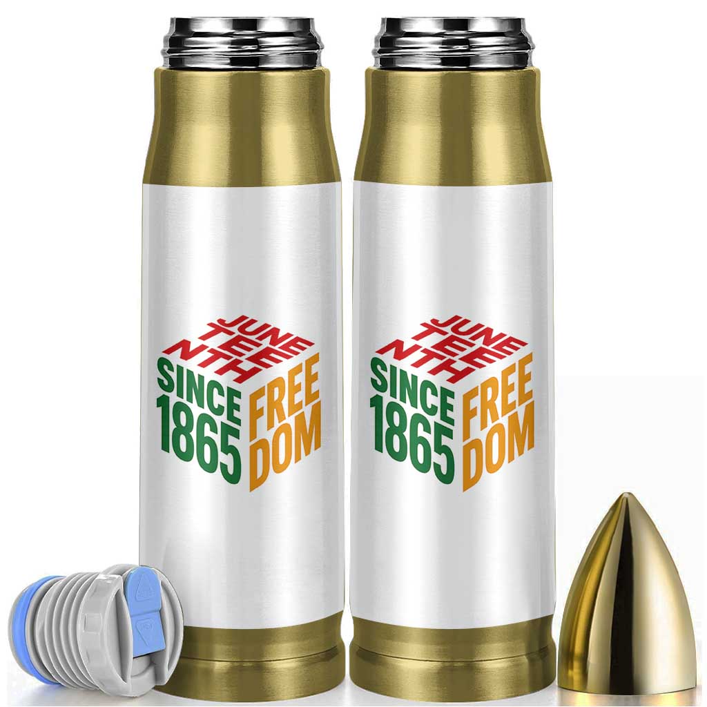 Juneteenth 1865 Freedom Bullet Tumbler African American Pride