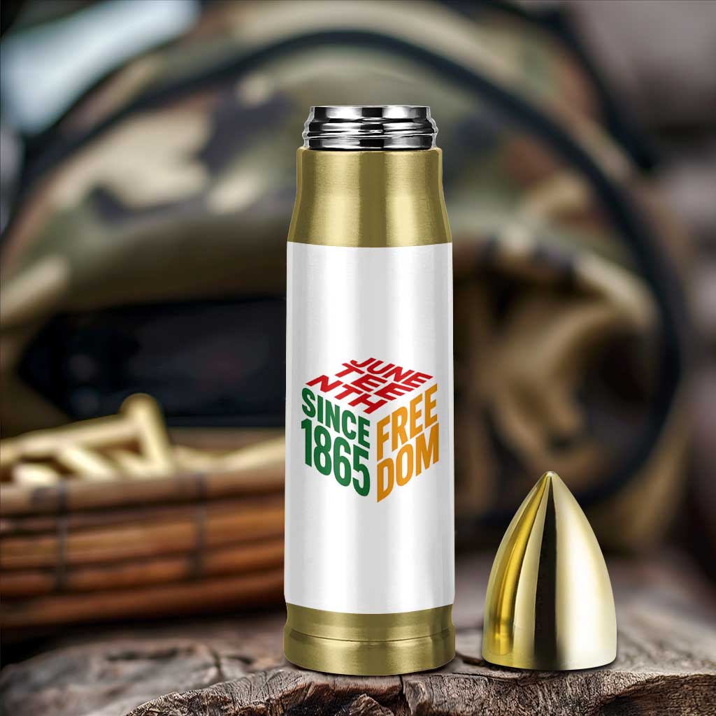 Juneteenth 1865 Freedom Bullet Tumbler African American Pride