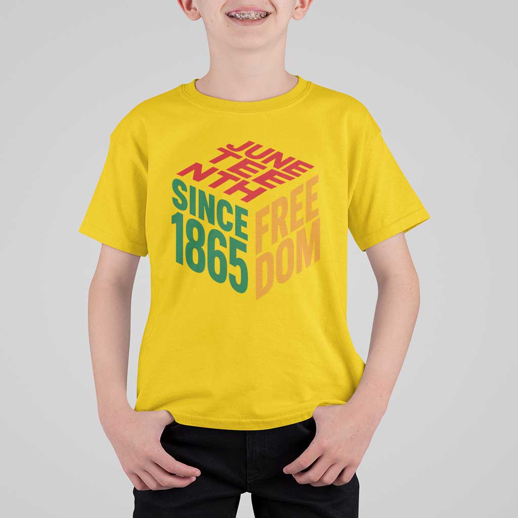 Juneteenth 1865 Freedom T Shirt For Kid African American Pride