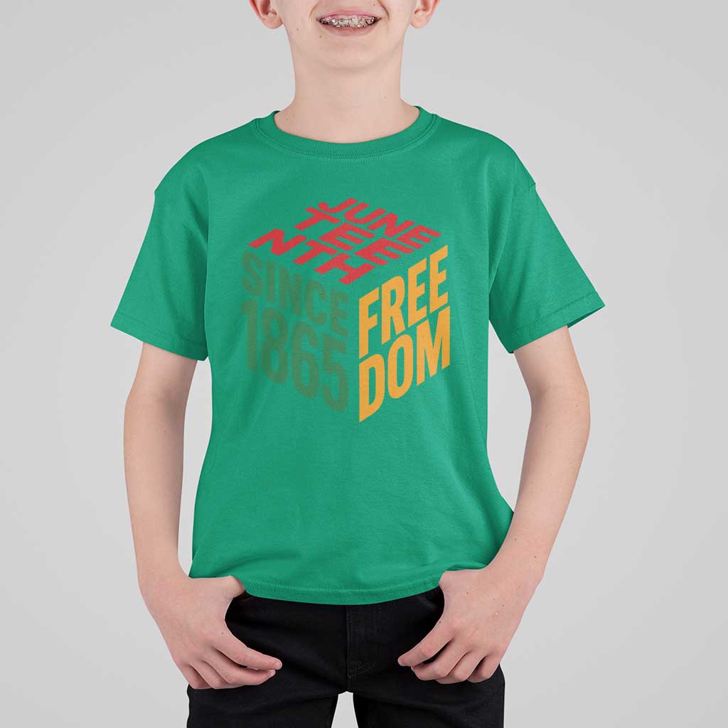 Juneteenth 1865 Freedom T Shirt For Kid African American Pride