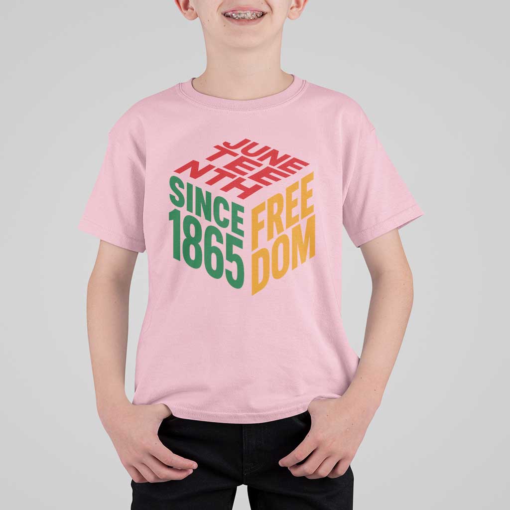 Juneteenth 1865 Freedom T Shirt For Kid African American Pride