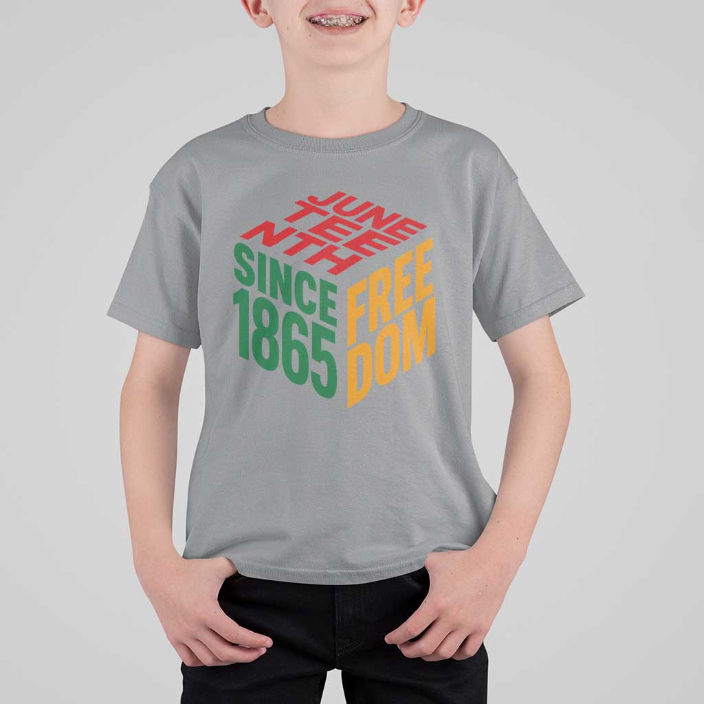 Juneteenth 1865 Freedom T Shirt For Kid African American Pride