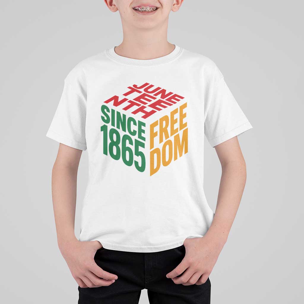 Juneteenth 1865 Freedom T Shirt For Kid African American Pride