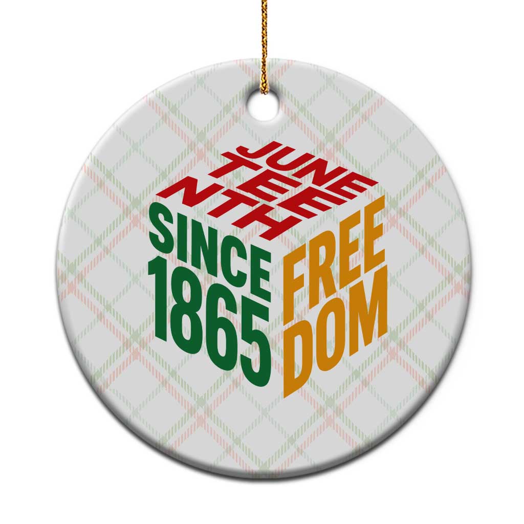 Juneteenth 1865 Freedom Ceramic Ornament African American Pride