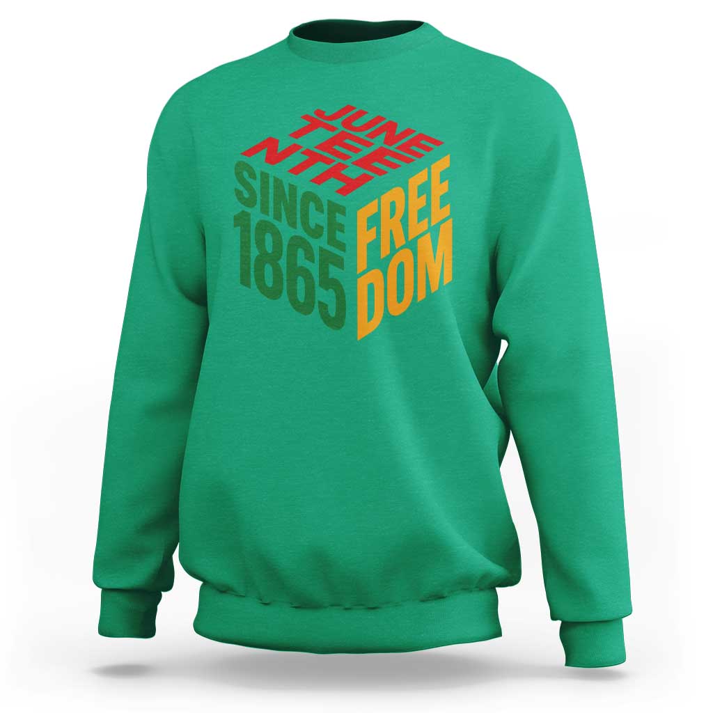Juneteenth 1865 Freedom Sweatshirt African American Pride