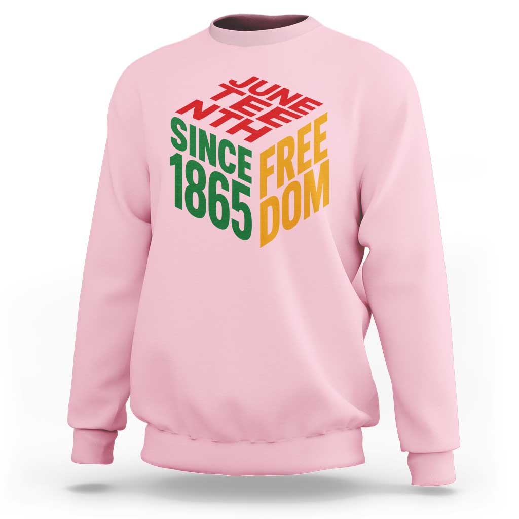Juneteenth 1865 Freedom Sweatshirt African American Pride