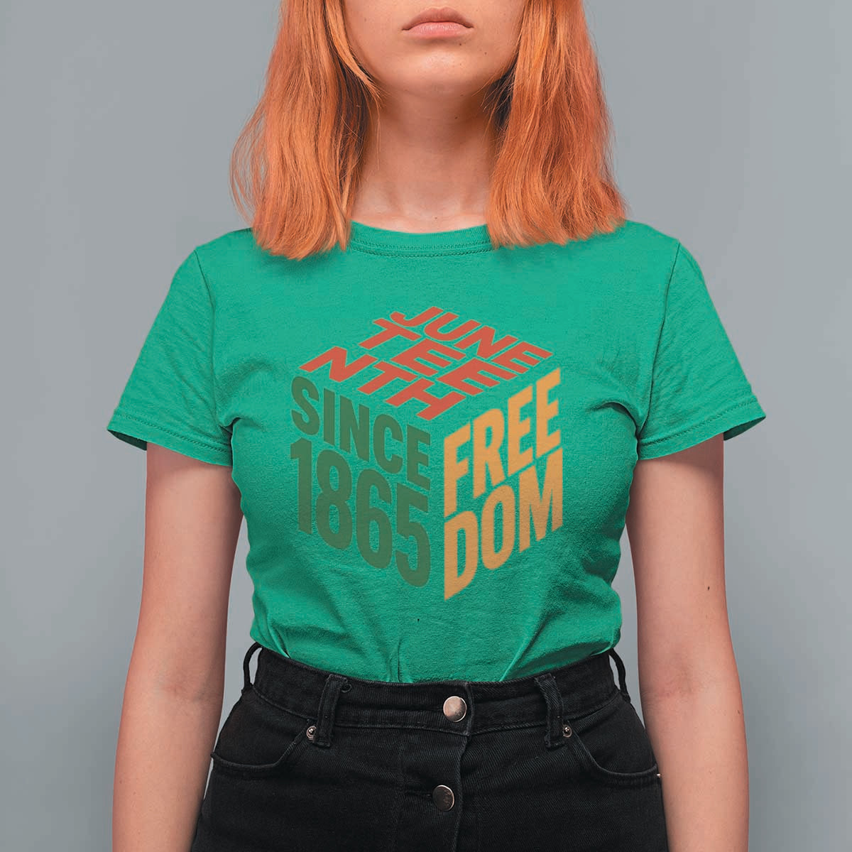 Juneteenth 1865 Freedom T Shirt For Women African American Pride